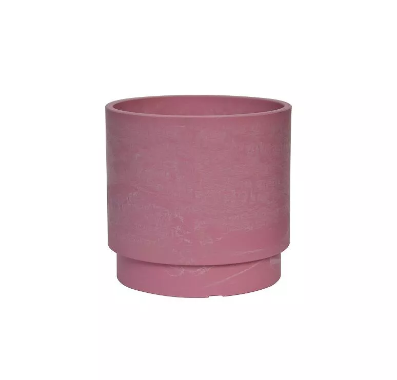 Горшок для растений Круглый 2,3л 15,6х15см, с дренажным вкладышем, розовый арт.H-16G15р по цене 