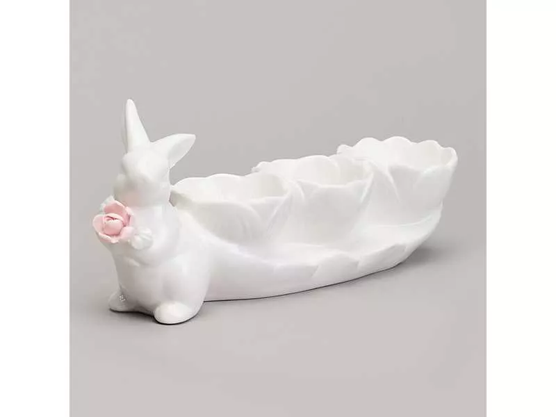 Блюдо для яиц 20,3х5х8,5см, фарфор арт.146-2171 по цене 