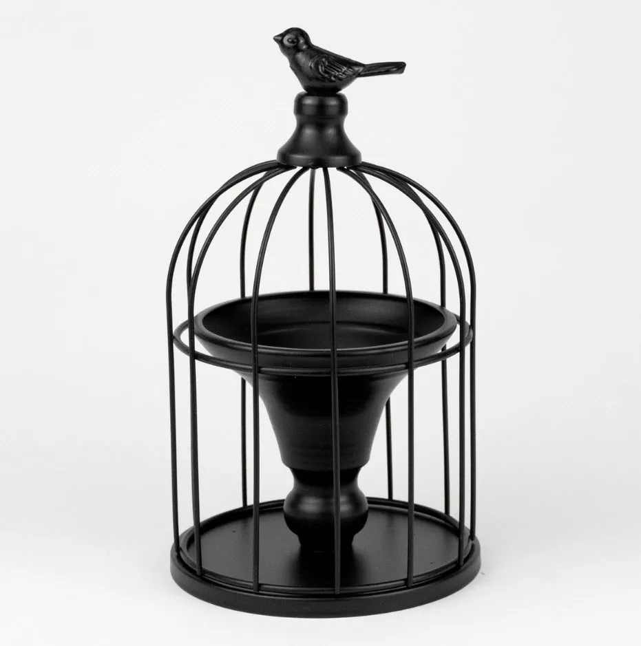 Клетка на подставке металл 29х12х12см, цв. в асс. по цене 