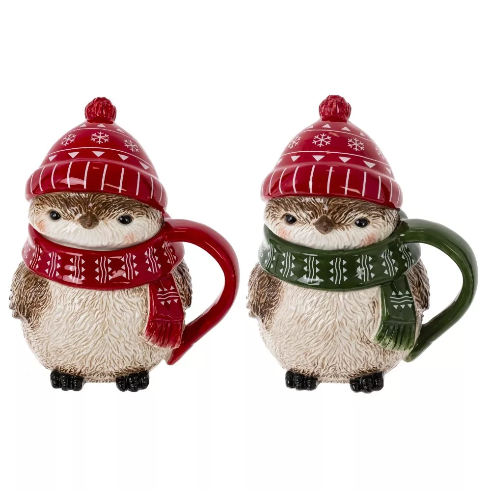 Кружка Сова 500мл 14х11х17см 2в., керамика арт.821722 по цене 