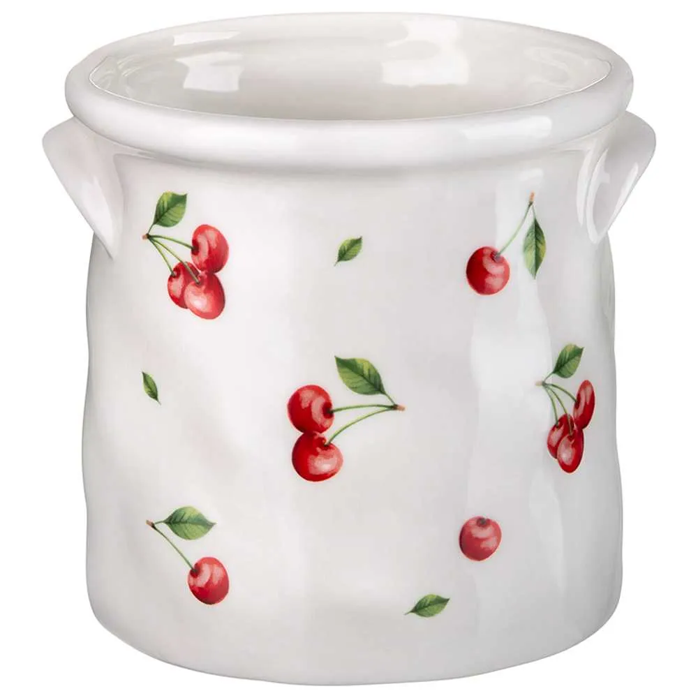 Подставка для столовых приборов Лефард Вишня 13x13см, керамика арт.358-2356 по цене 