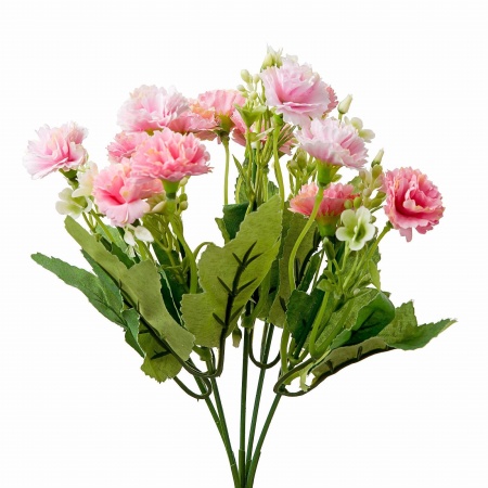 Цветок искусственный Маргаритка на вставке розовый 30см арт.SP004-3
