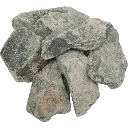 Камень Габбро-Диабаз Банные штучки обвалованный 20кг