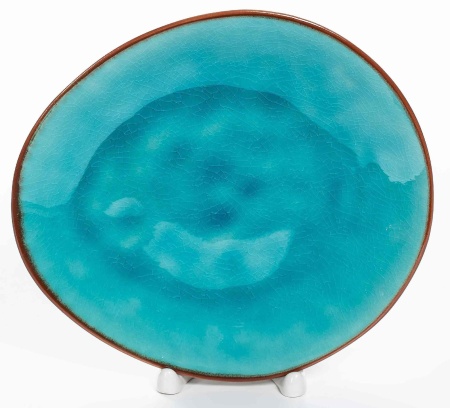 Тарелка Шаяна мелкая 200х180мм керамика арт.209-27001